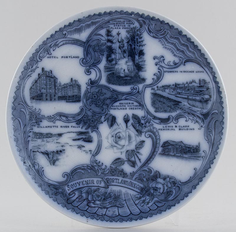 Plate Portland Oregon c1950